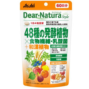ディアナチュラスタイル 48種の発酵植物×食物繊維・乳酸菌  240粒(60日分) 1個