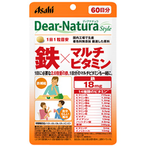 ディアナチュラスタイル 鉄×マルチビタミン 60粒(60日分) 1個