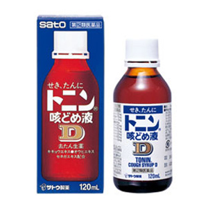 トニン咳どめ液Ｄ　120ml 1個