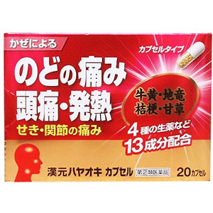 漢元ハヤオキカプセル(ゴールド) 20カプセル 1個