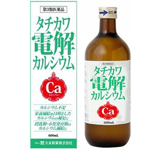 タチカワ電解カルシウム 600ml 4個
