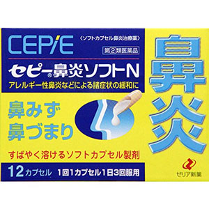 セピー鼻炎ソフトＮ 12カプセル 1個