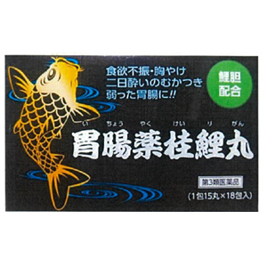 胃腸薬桂鯉丸 15丸×18包 1個
