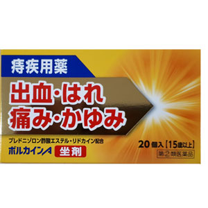 ボルカインA坐剤 20個入り 1個