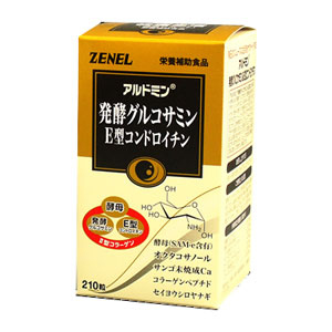 アルドミン発酵グルコサミン＆E型コンドロイチン　210粒（1個・2個・6個）