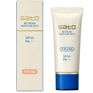 サトウ BBクリーム モイスチュアリッチ ナチュラル 40g 1個