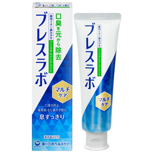 ブレスラボ マルチケア クリスタルクリアミント 90g 1個