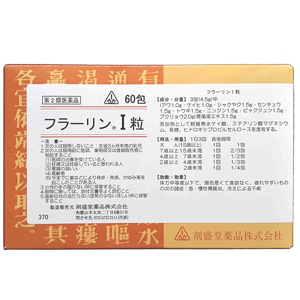 剤盛堂 フラーリンＩ粒 60包 メーカー品切れ 1個