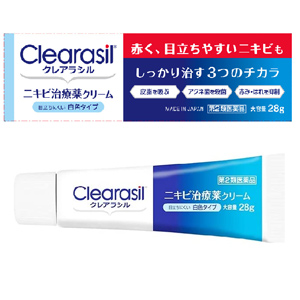 クレアラシル ニキビ治療薬クリーム 白色タイプ 28g 1個