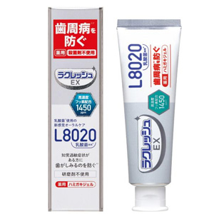 L8020乳酸菌使用 ラクレッシュEX 薬用ハミガキジェル 80g 1個 