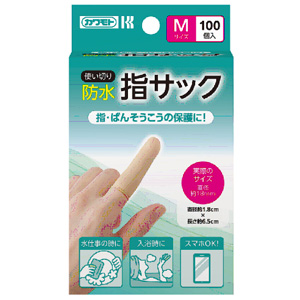 防水指サック Mサイズ　100個入 1個