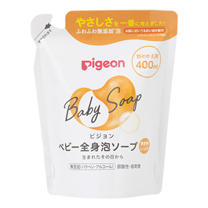 ピジョン ベビー全身泡ソープ しっとり 詰めかえ用 400ml 1個