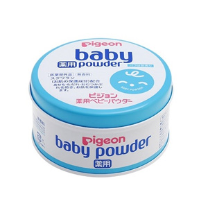 ピジョン ベビーパウダー 薬用・ブルー缶 150g 1個