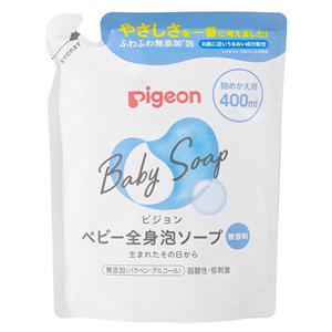 ピジョン ベビー全身泡ソープ 詰めかえ用 400ml 1個