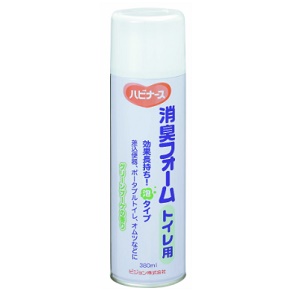 ハビナース 消臭フォームトイレ用 380ｍL 1個