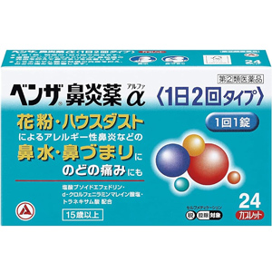 ベンザ鼻炎薬α〈1日2回タイプ〉24錠 1個