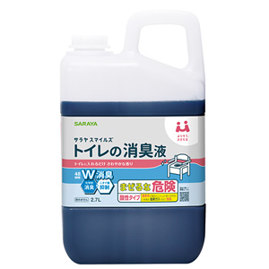 サラヤスマイルズ　トイレの消臭液 2.7L  詰替用 1個