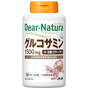 ディアナチュラ グルコサミン+ II型コラーゲン 360粒(60日分) 1個