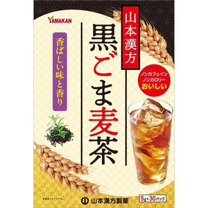 山本漢方 黒ごま麦茶  5g×30バッグ 1個