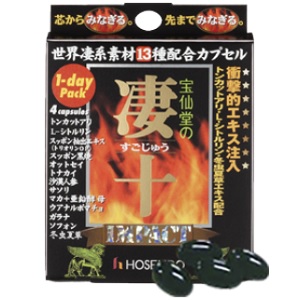 宝仙堂の凄十 IMPACT 1DAYパック 4粒 1個