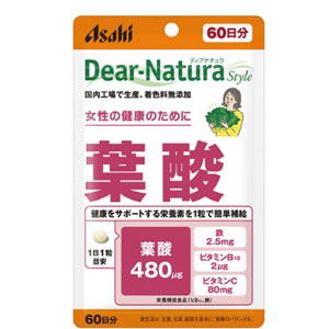 ディアナチュラスタイル葉酸 [パウチタイプ] 60粒(60日分) 1個