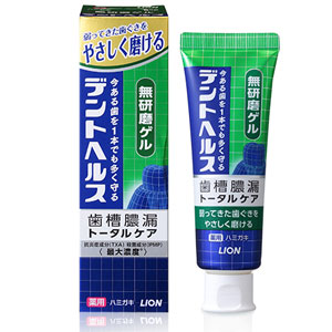 デントヘルス 薬用ハミガキ 無研磨ゲル 85g 1個