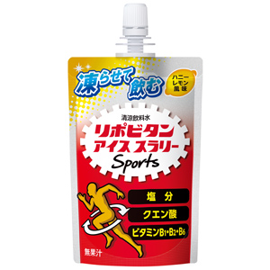 リポビタンアイススラリー Sports(ハニーレモン風味) 120g×6個 